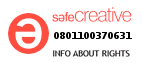 Safe Creative #0801100370631