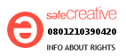 Safe Creative #0801210390420