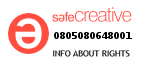 Safe Creative #0805080648001