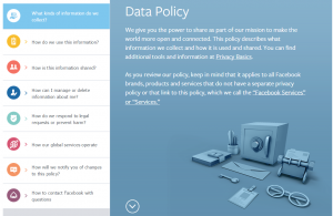 Facebook | Data Policy