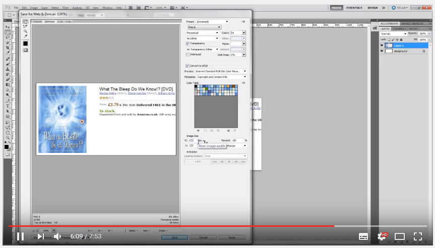 Vídeo-tutorial "Crear y Editar capturas de pantalla en Photoshop CS5"